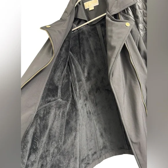 Michael Kors Black Trench Coat - Picture 4 of 5